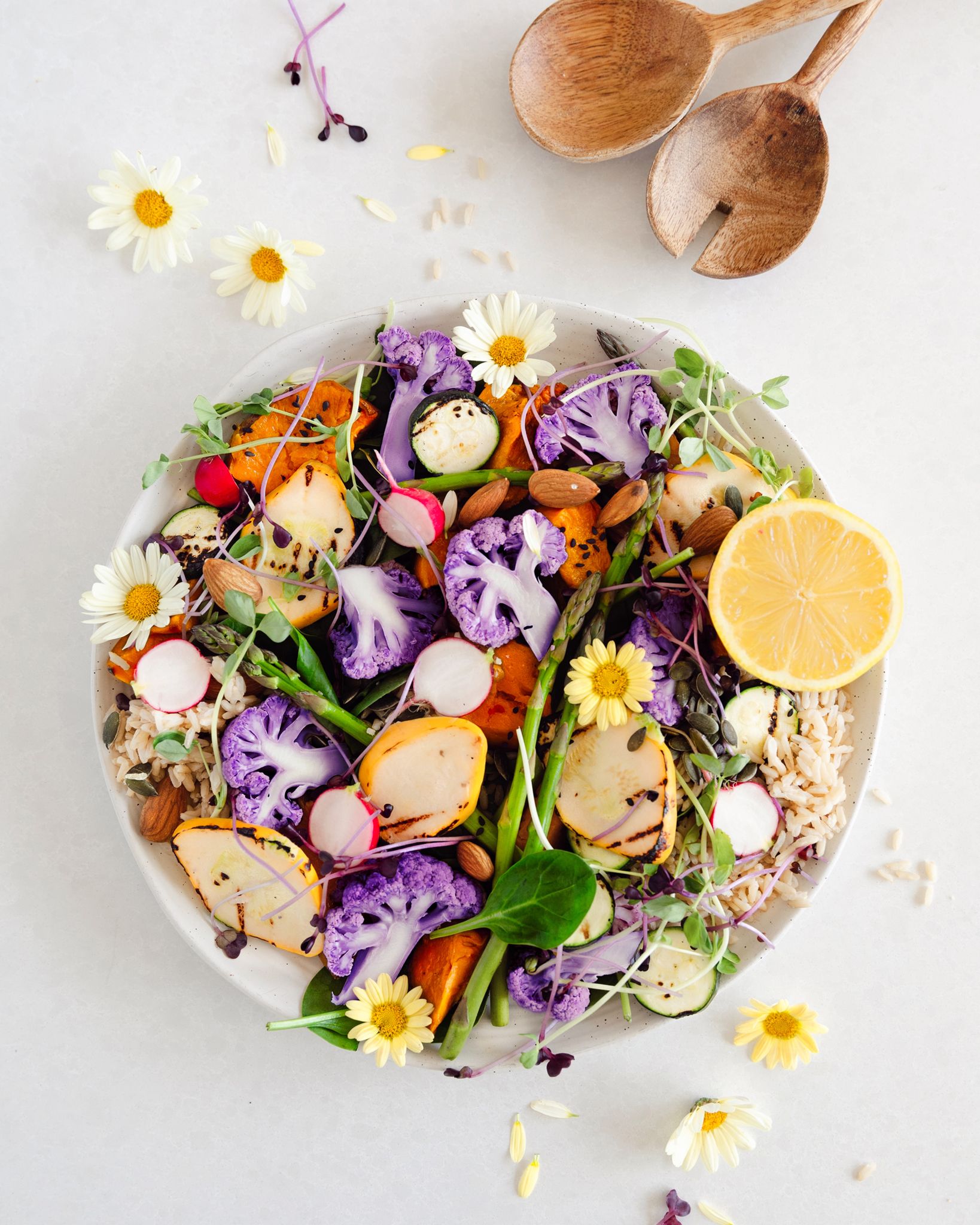 Colorful vegetable salad